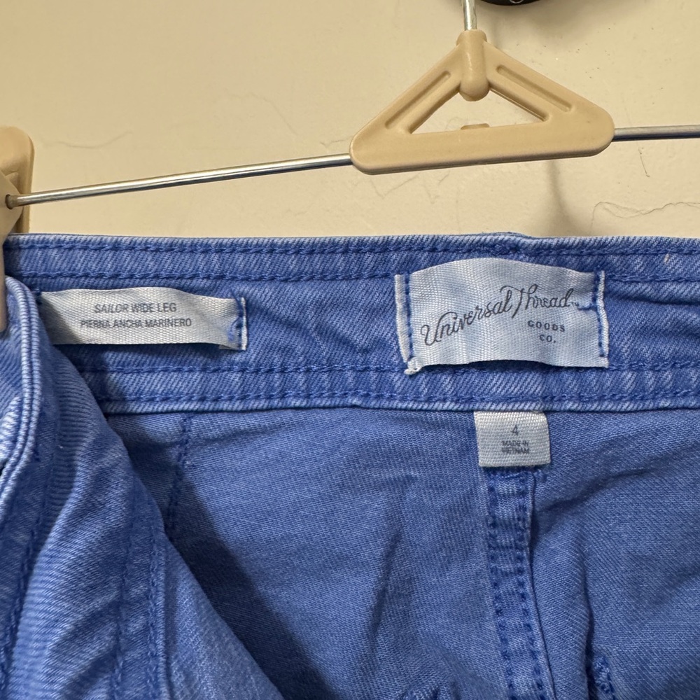 Universal Thread Indigo Sailor Wide Leg Pants